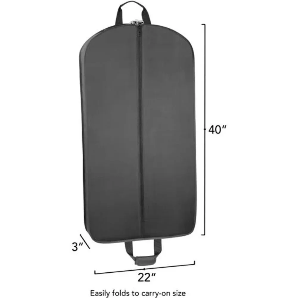 40 Inch Garment Bag Carry On Travel Suit Dress Hanging Wrinkle Free Folding